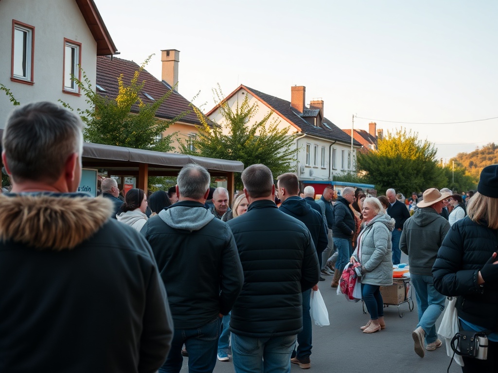 Panorama miasta Piła z widocznymi charakterystycznymi budynkami i terenami zielonymi.