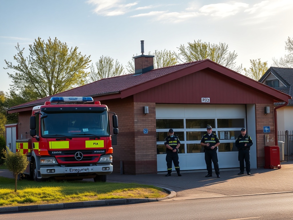 Znak drogowy z symbolem ostrzegawczym obok policyjnego radiowozu, symbolizujący niebezpieczne incydenty w Pile