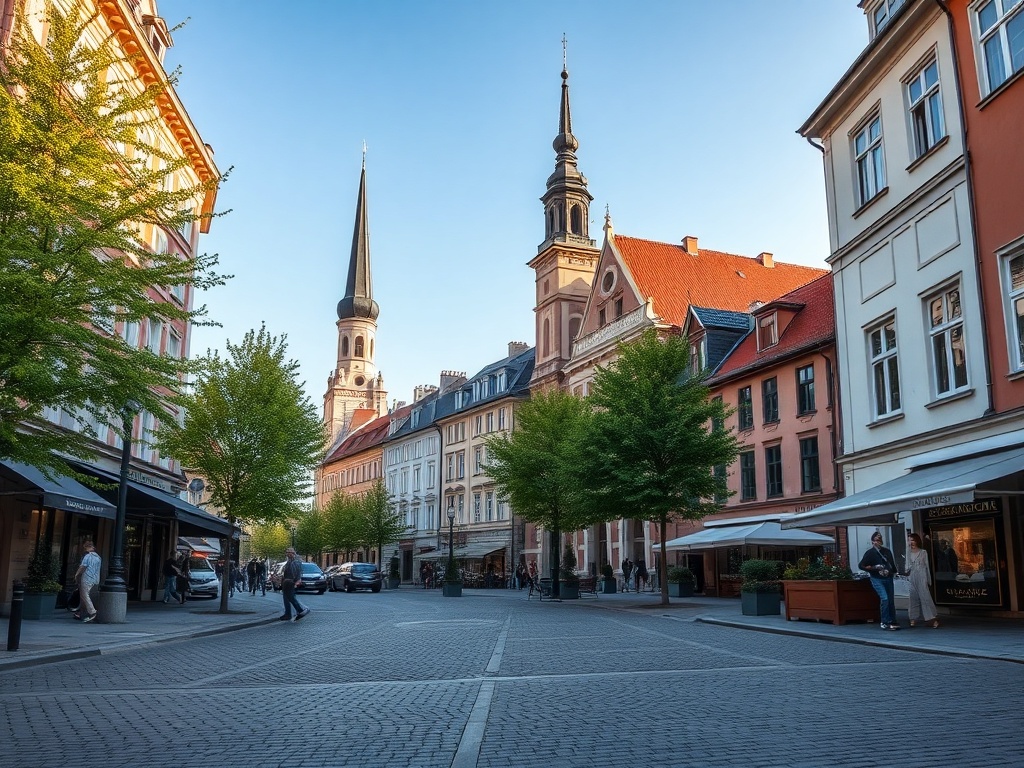 Droga w Pile z widocznymi ubytkami w nawierzchni, symbolizująca problem "drogowego skansenu".
